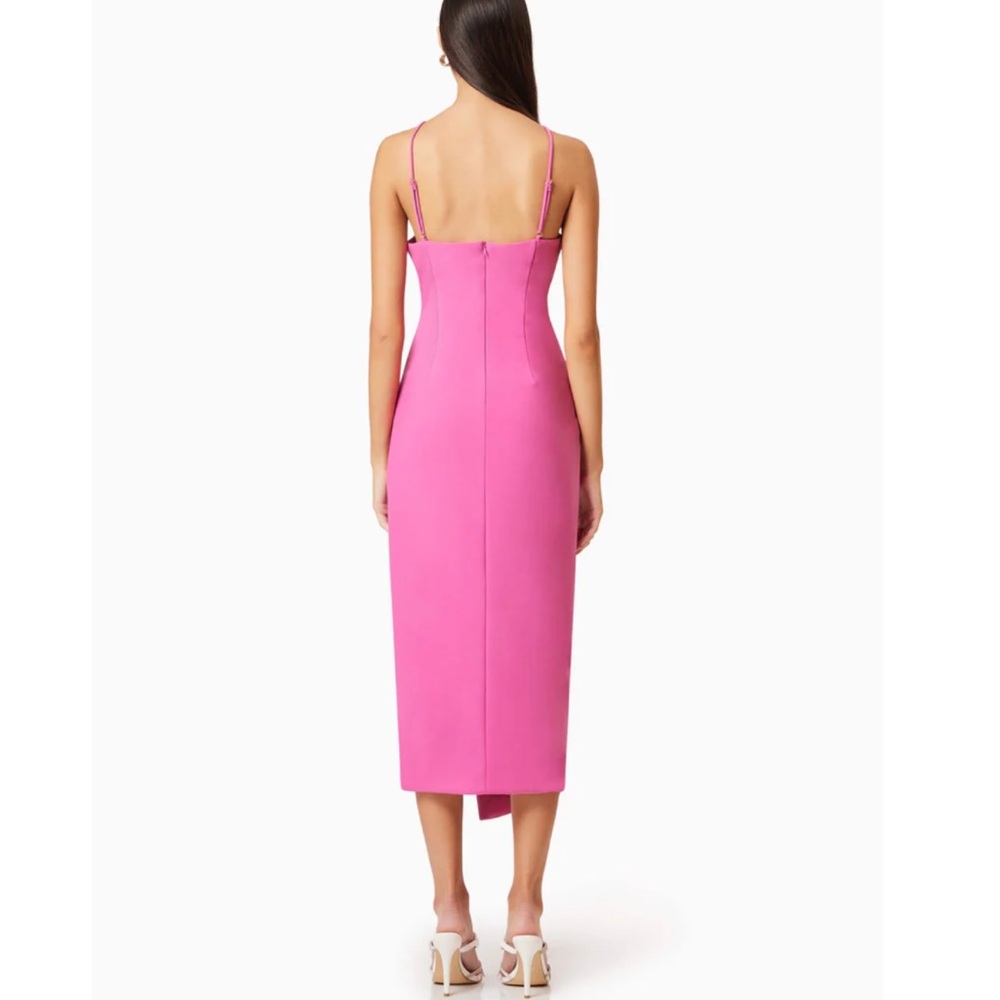 NWT 🩷 ELLIATT Janelle 3D Midi Dress - Picture 5 of 13